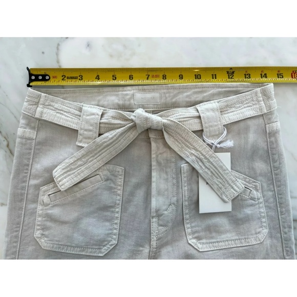 MOTHER THE LOOKER OATMEAL JEAN PANTS SIZE 28 NWTS! - Picture 9 of 13
